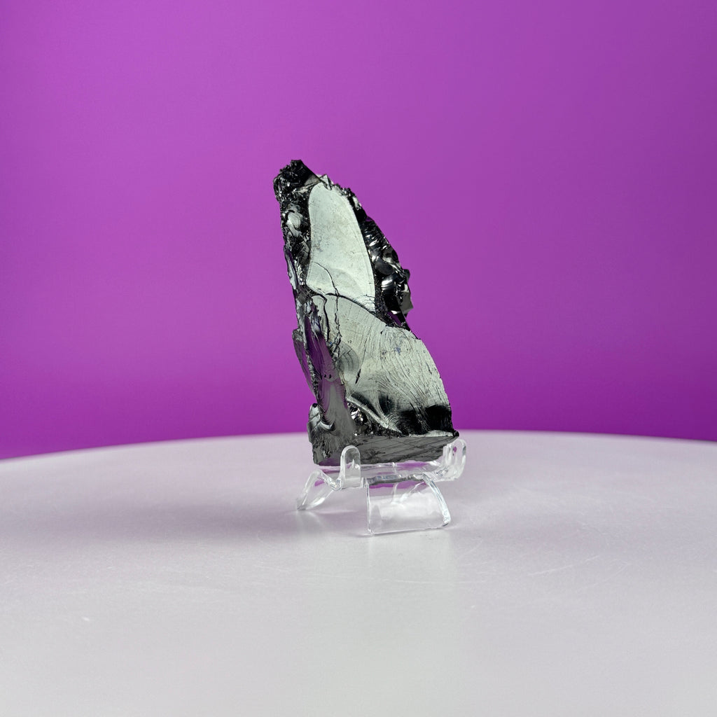 Elite Shungite Mineral (Colombia) (Includes Acrylic Stand)
