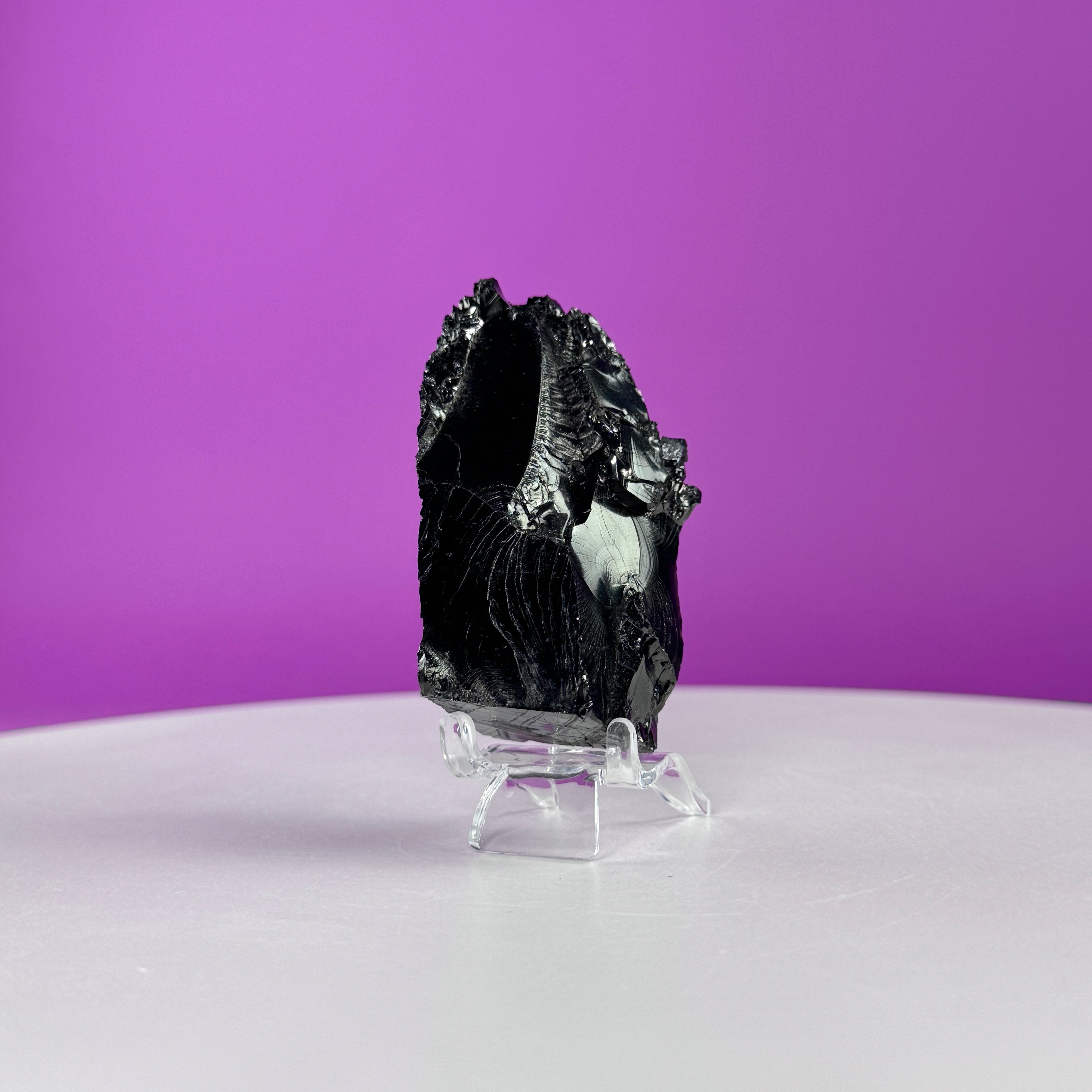 Elite Shungite Mineral (Colombia) (Includes Acrylic Stand)