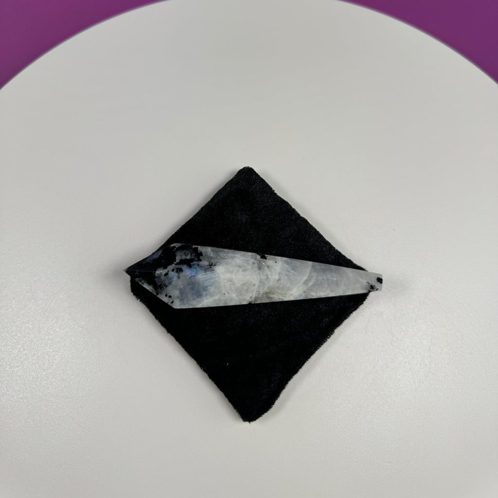 Rainbow Moonstone Scepter – Intuition & Spiritual Growth Crystal Tool