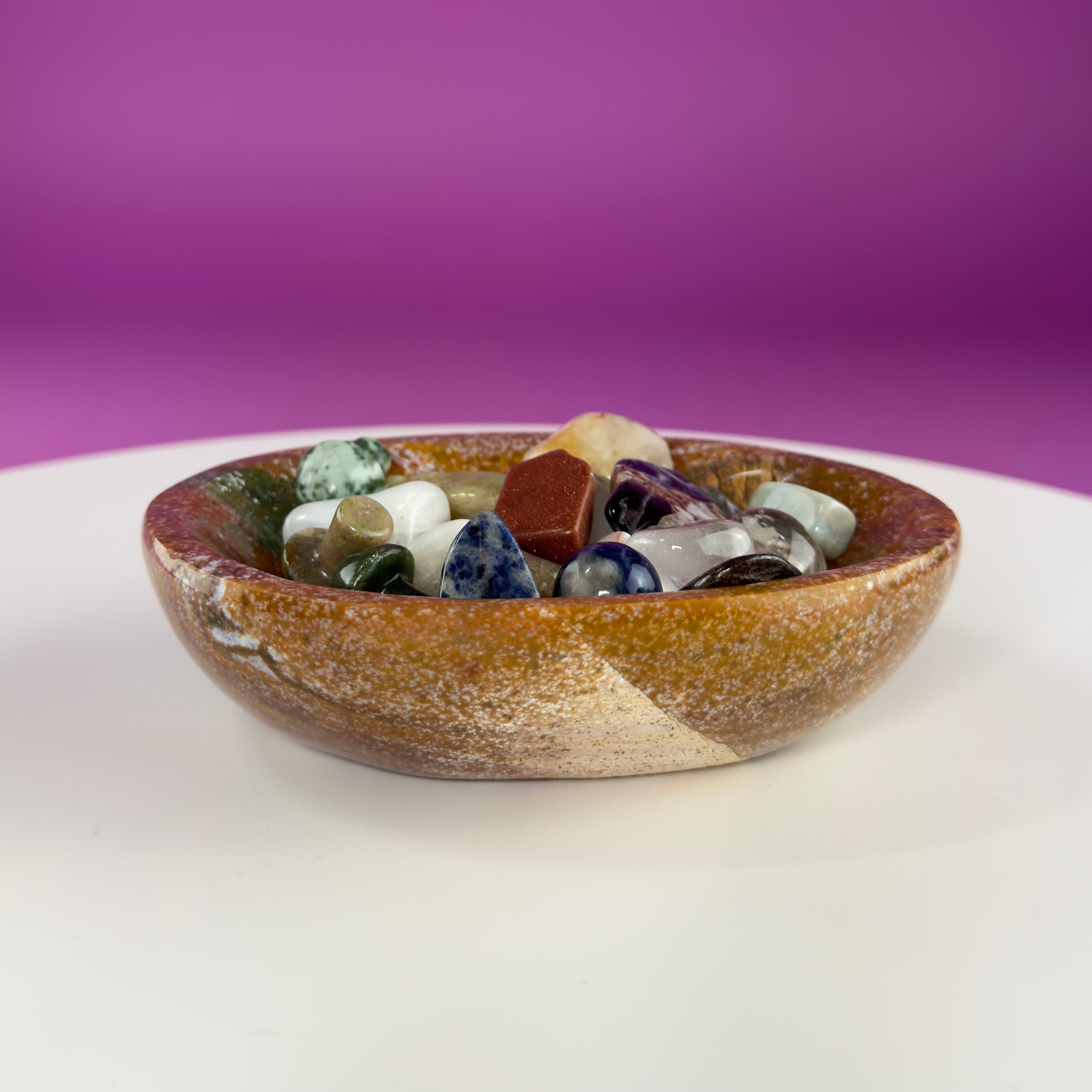 Ocean Jasper Bowl – Crystal Offering & Decorative Dish
