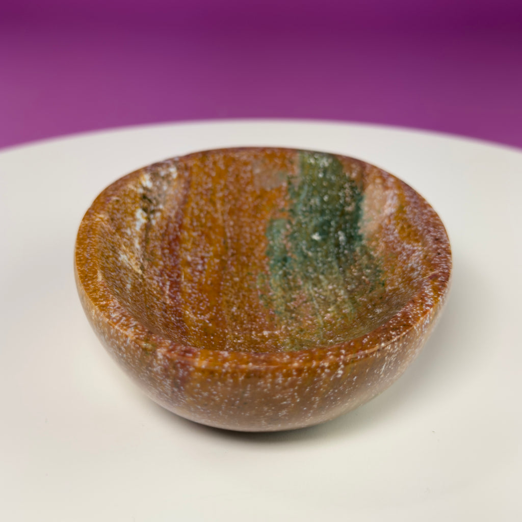 Ocean Jasper Bowl – Crystal Offering & Decorative Dish