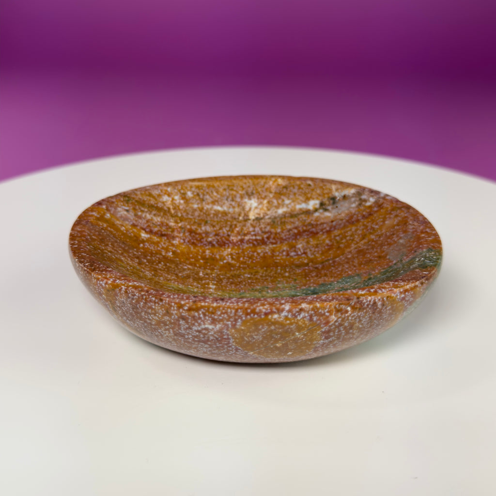 Ocean Jasper Bowl – Crystal Offering & Decorative Dish