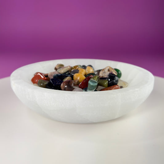 Selenite Charging Bowl – Crystal Cleansing & Charging Dish
