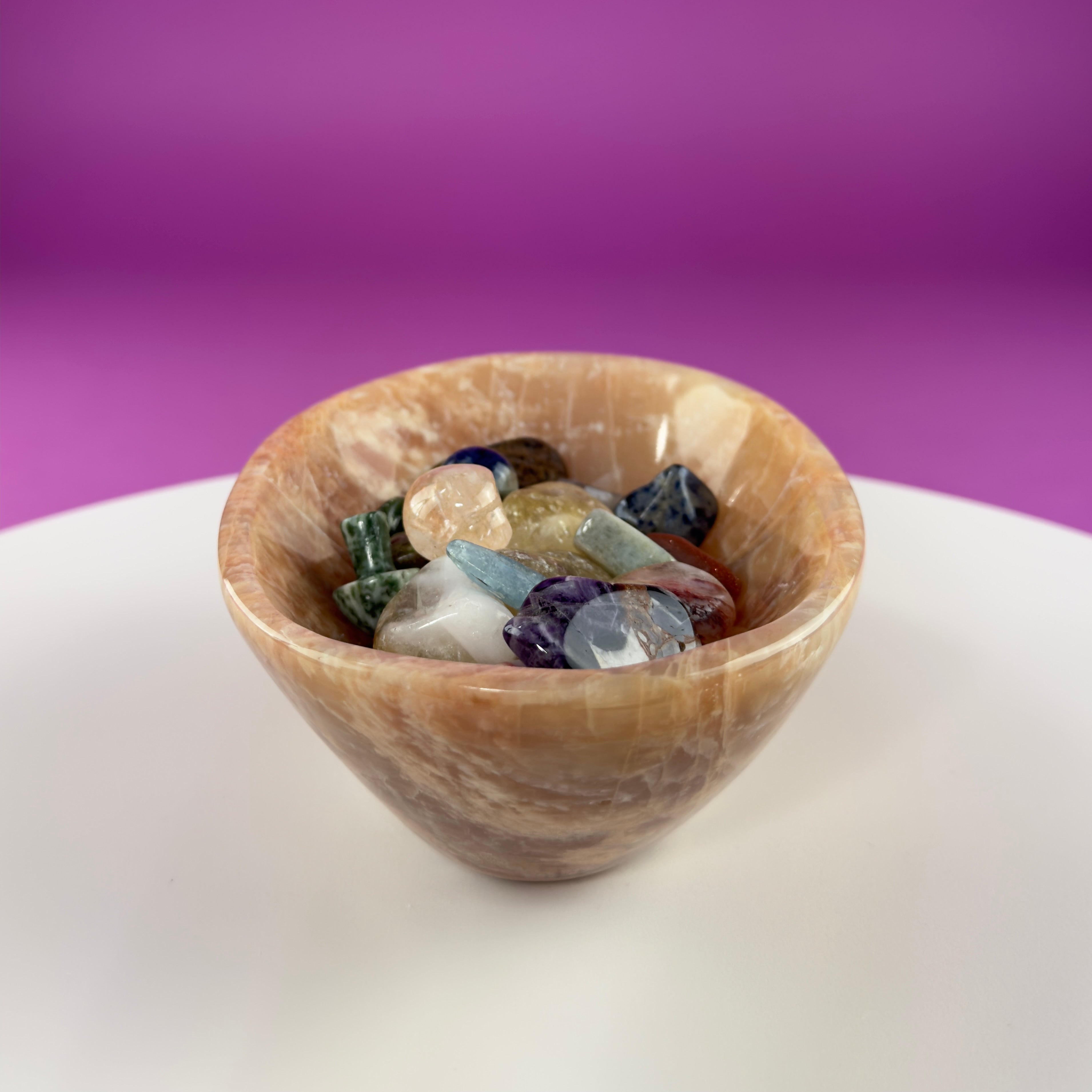Moonstone Bowl | Crystal Charging & Ritual Offering Dish for Energy Work