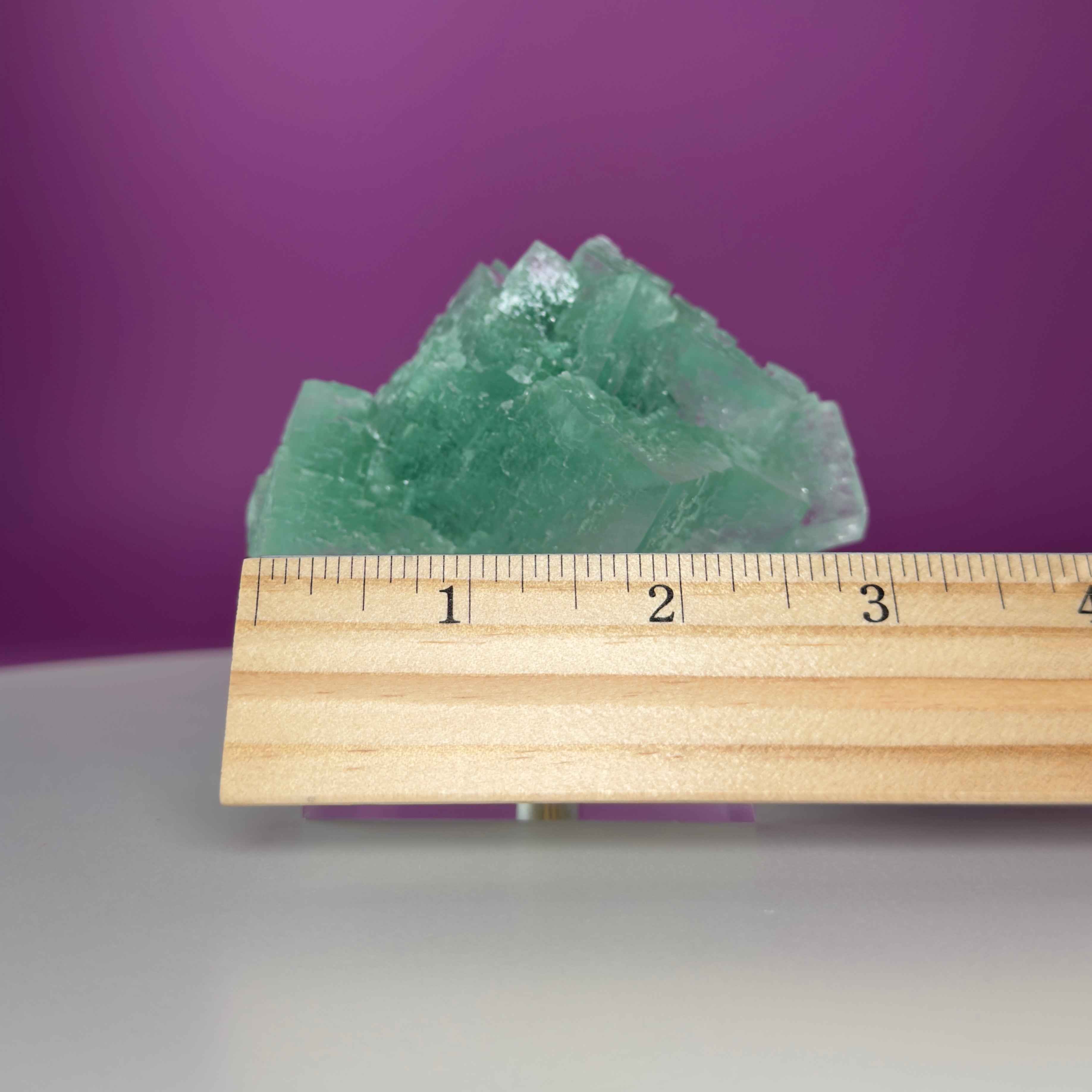 Halite with Paratacamite from Rudna Mine, Poland | Collector Mineral Specimen with Stand