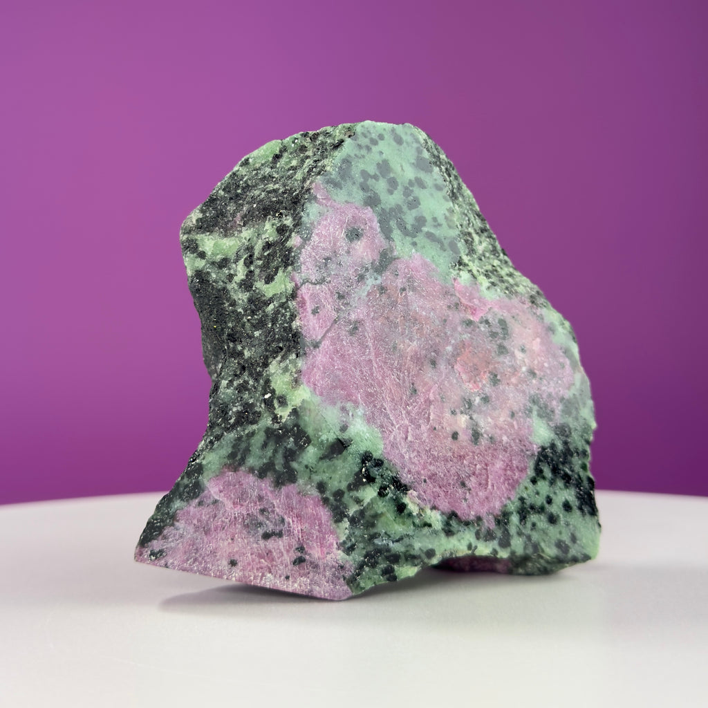 Ruby Zoisite Semi-Polished UV Reactive Specimen