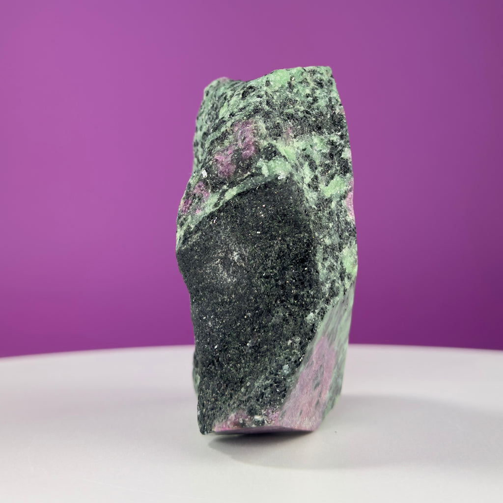 Ruby Zoisite Semi-Polished UV Reactive Specimen
