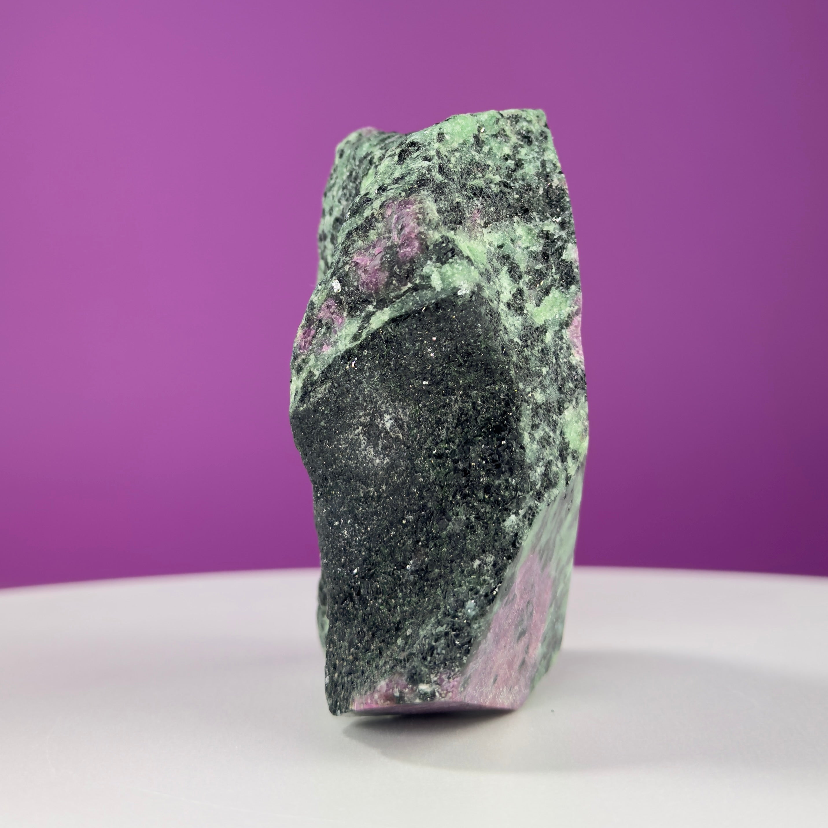Ruby Zoisite Semi-Polished UV Reactive Specimen