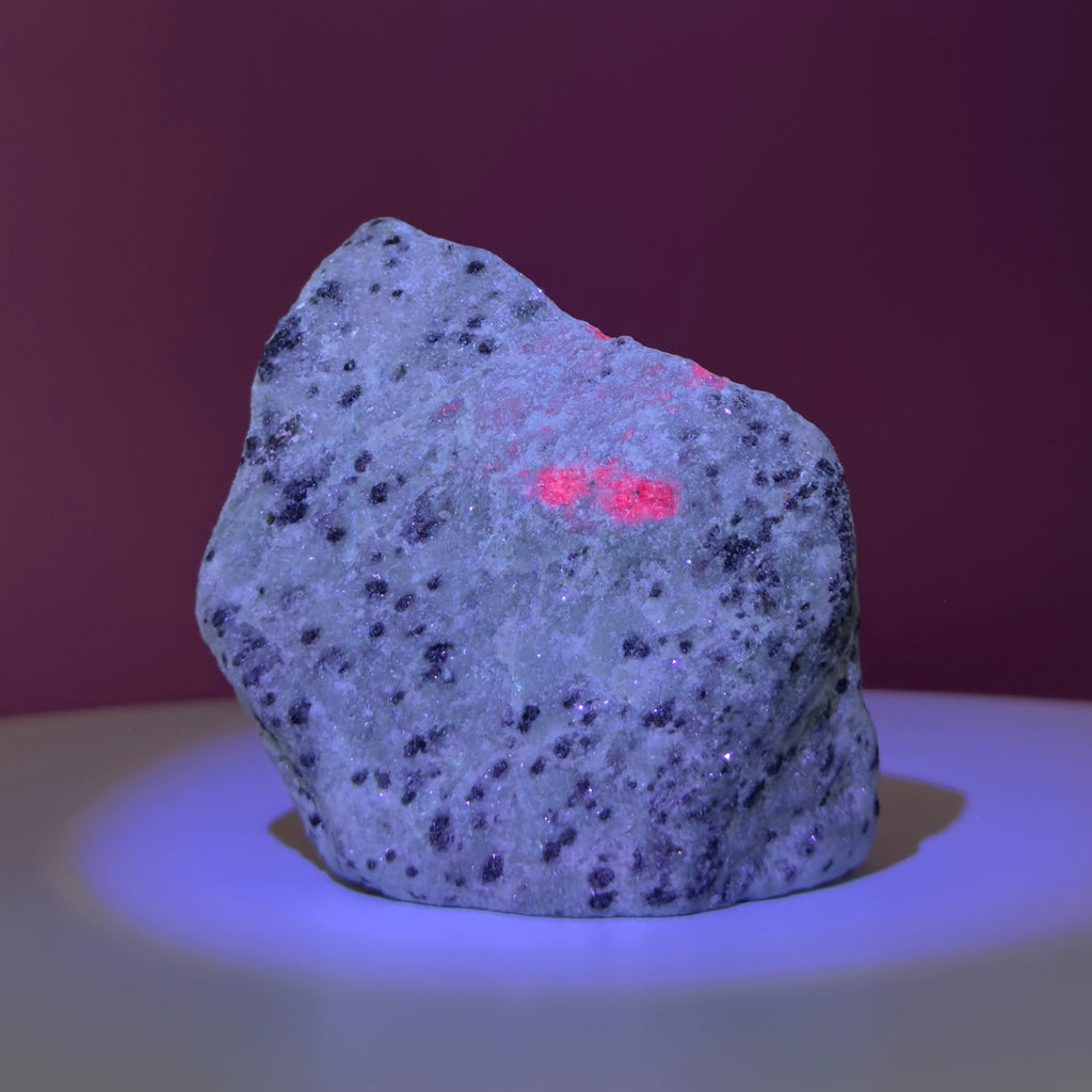 Ruby Zoisite UV Reactive Display Specimen