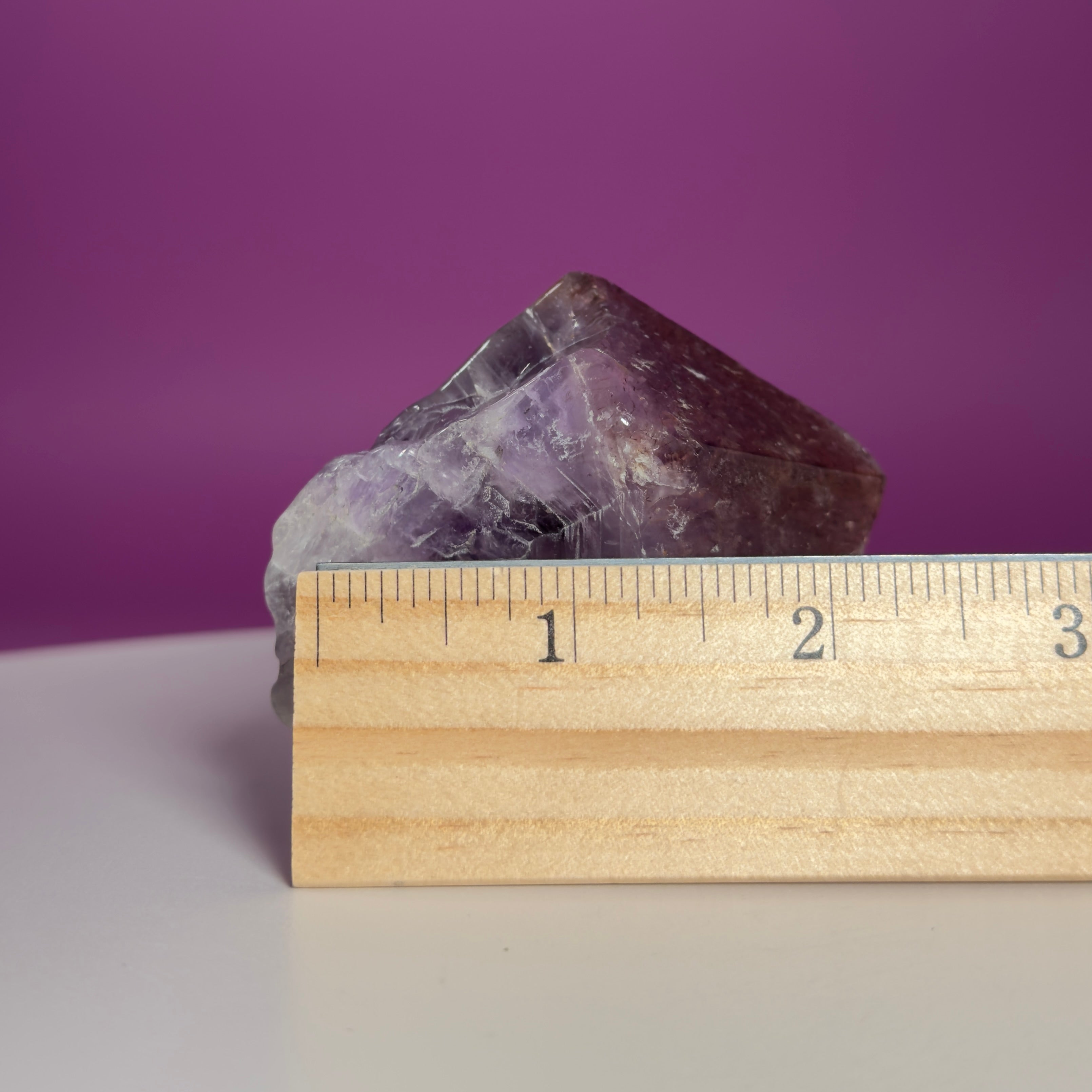 Super 7 Polished Specimen on Acrylic Stand | Brazilian Crystal Display