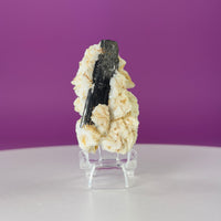 Black Tourmaline in Matrix from Skardu Pakistan with Acrylic Stand