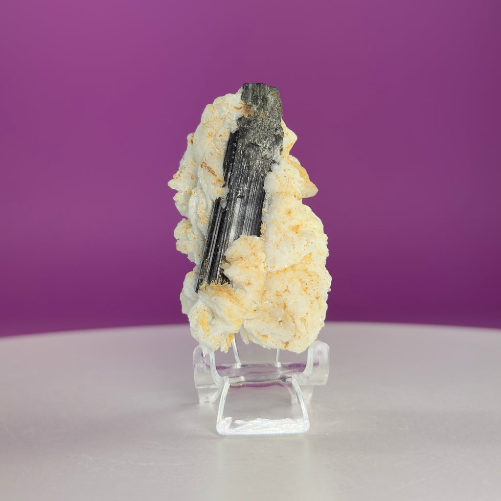 Black Tourmaline in Matrix from Skardu Pakistan with Acrylic Stand