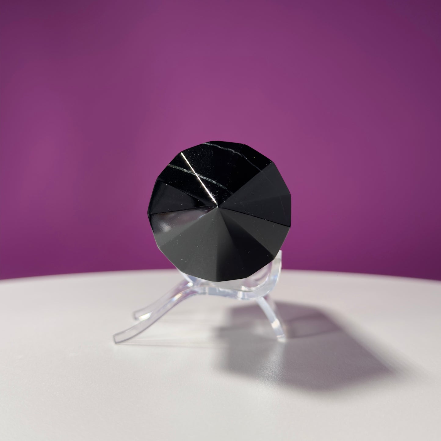 Black Nephrite Jade Vogel (Includes Acrylic Stand) (Western Australia)