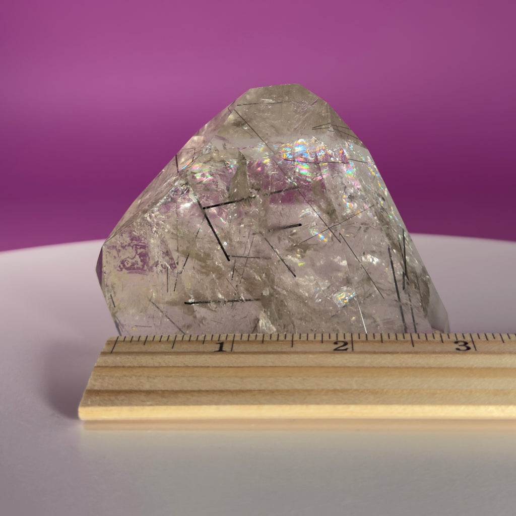 Tourmaline Quartz Crystal Free Form Black Tourmaline Quartz