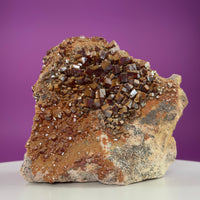 Vanadinite Cluster Stone (Arizona), Large 3.5 Pound Mineral Specimen