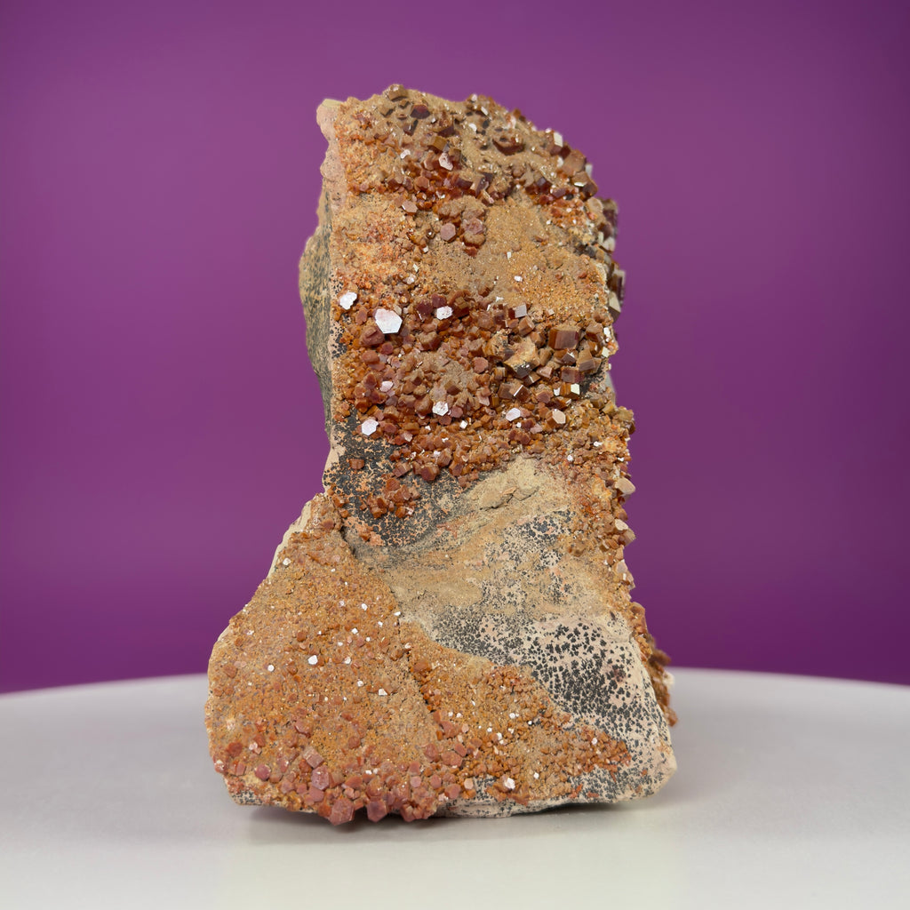 Vanadinite Cluster Stone (Arizona), Large 3.5 Pound Mineral Specimen