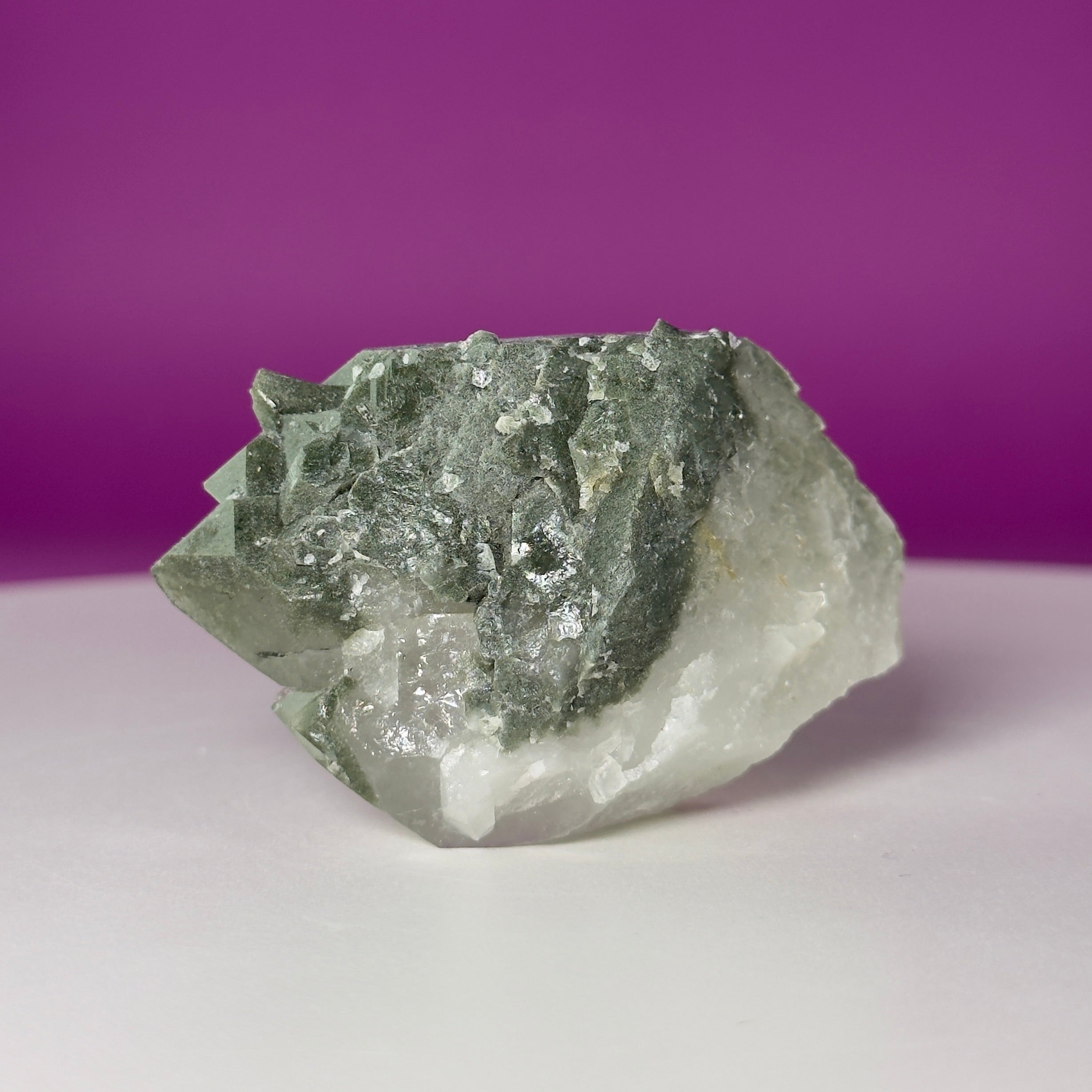 Chlorite Quartz Crystal Specimen from Pakistan