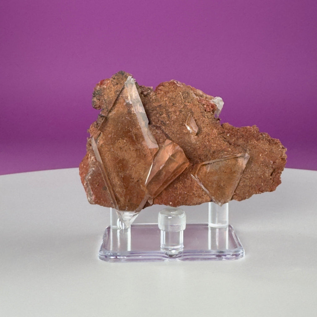 Selenite on Matrix Crystal from Bermejillo, Durango, Mexico
