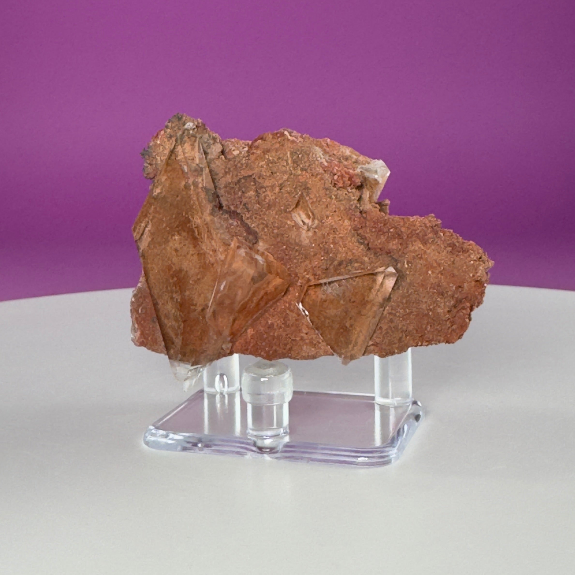 Selenite on Matrix Crystal from Bermejillo, Durango, Mexico