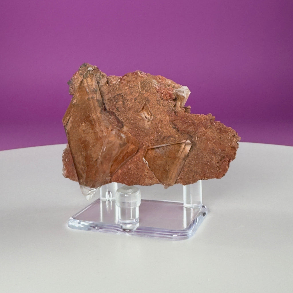 Selenite on Matrix Crystal from Bermejillo, Durango, Mexico
