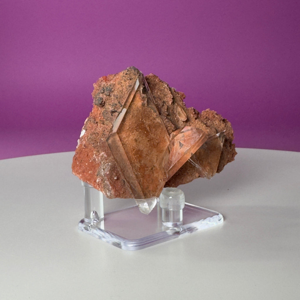 Selenite on Matrix Crystal from Bermejillo, Durango, Mexico