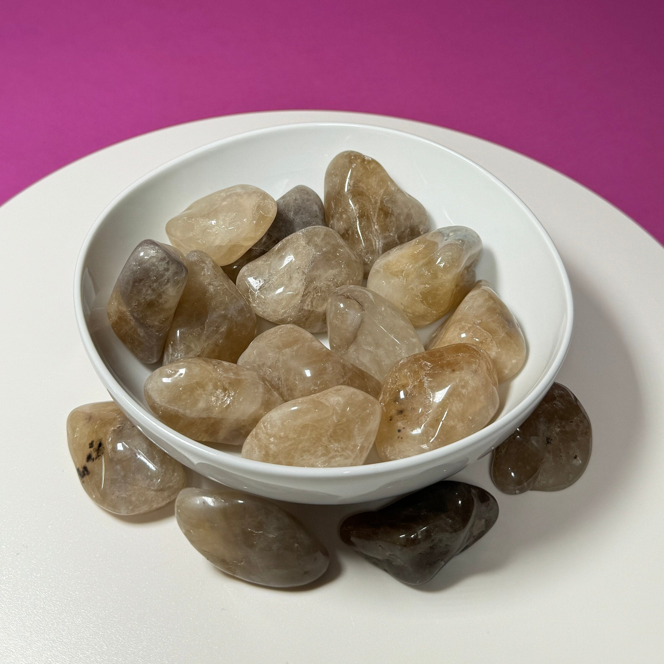 Natural Citrine Tumbles