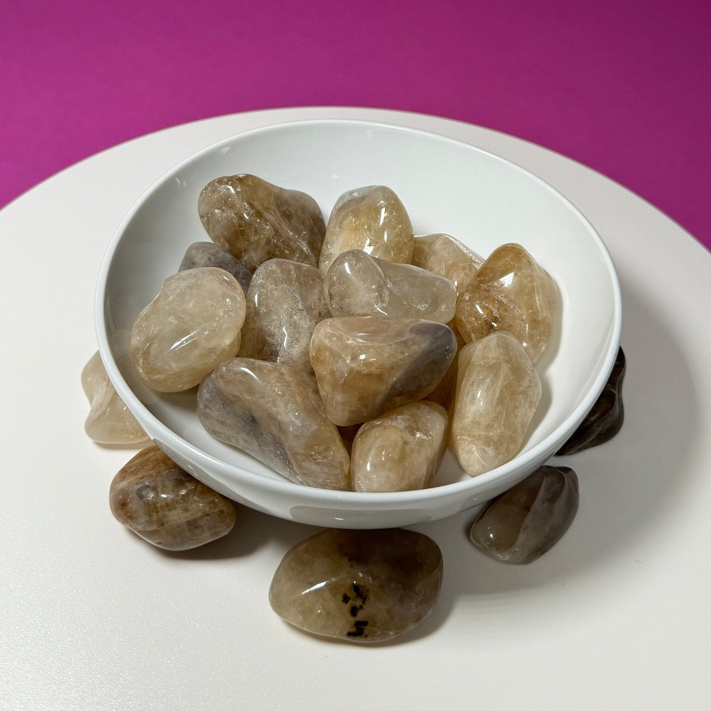 Natural Citrine Tumbles
