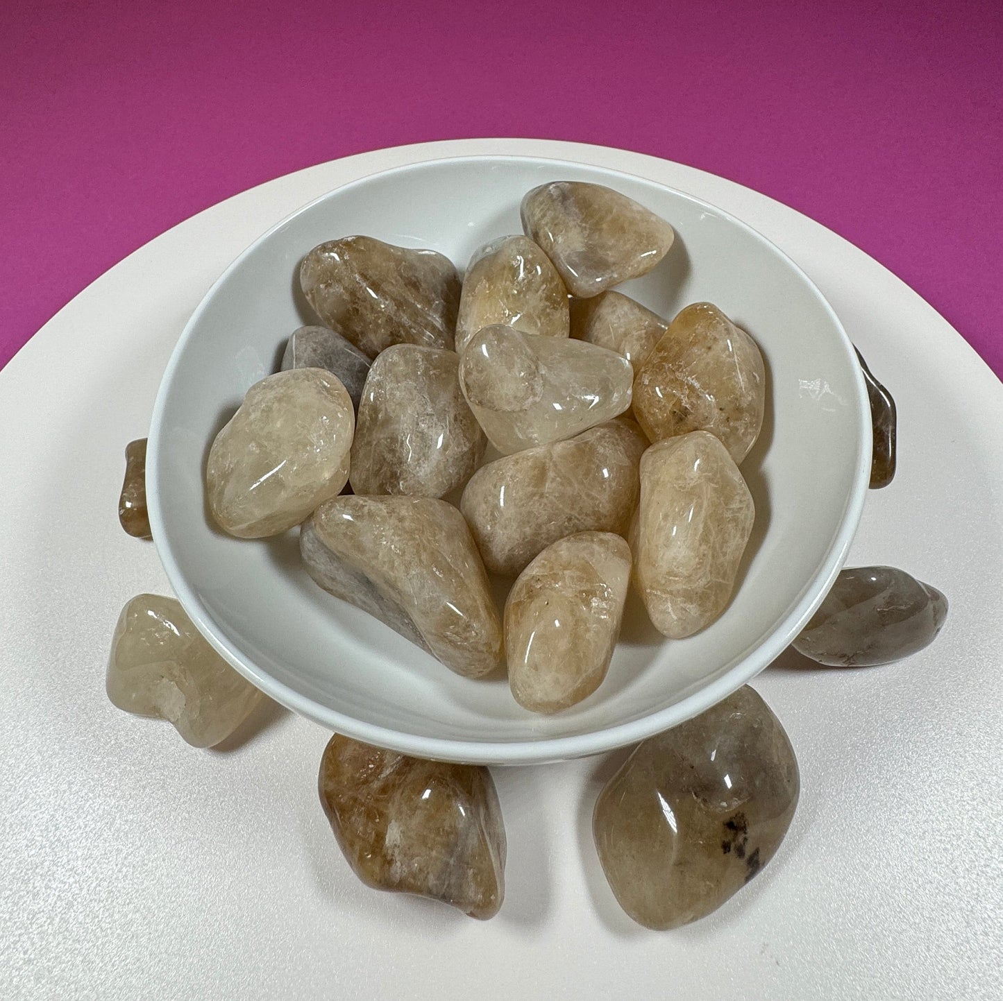 Natural Citrine Tumbles