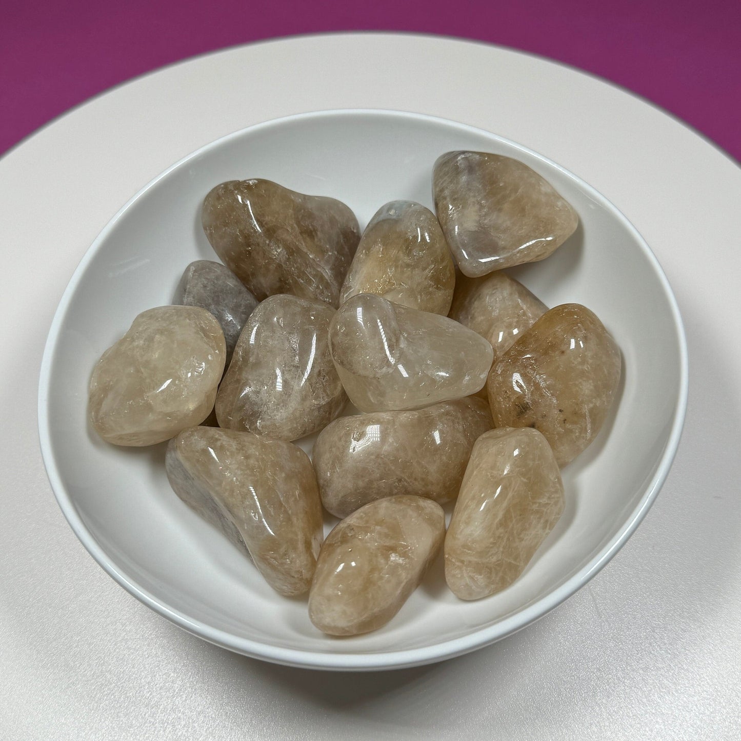 Natural Citrine Tumbles