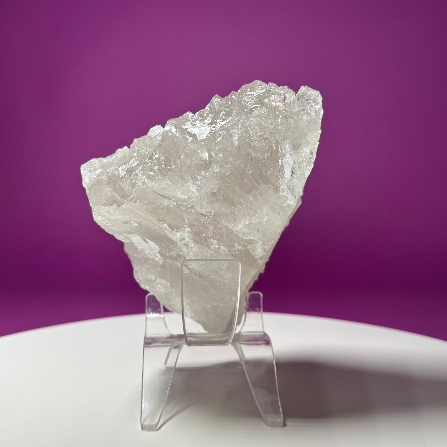 Himalayan Elestial Cathedral Quartz (Skardu, Pakistan) (Includes Acrylic Stand)