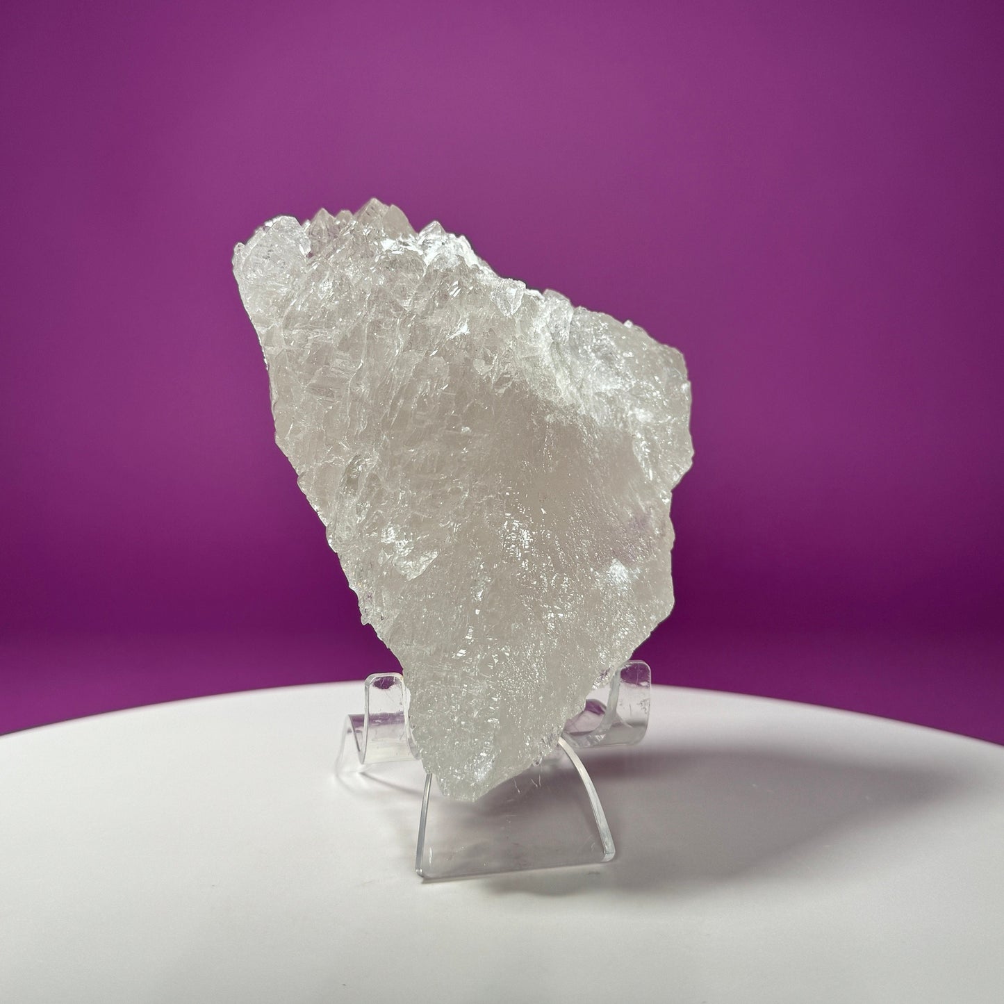 Himalayan Elestial Cathedral Quartz (Skardu, Pakistan) (Includes Acrylic Stand)
