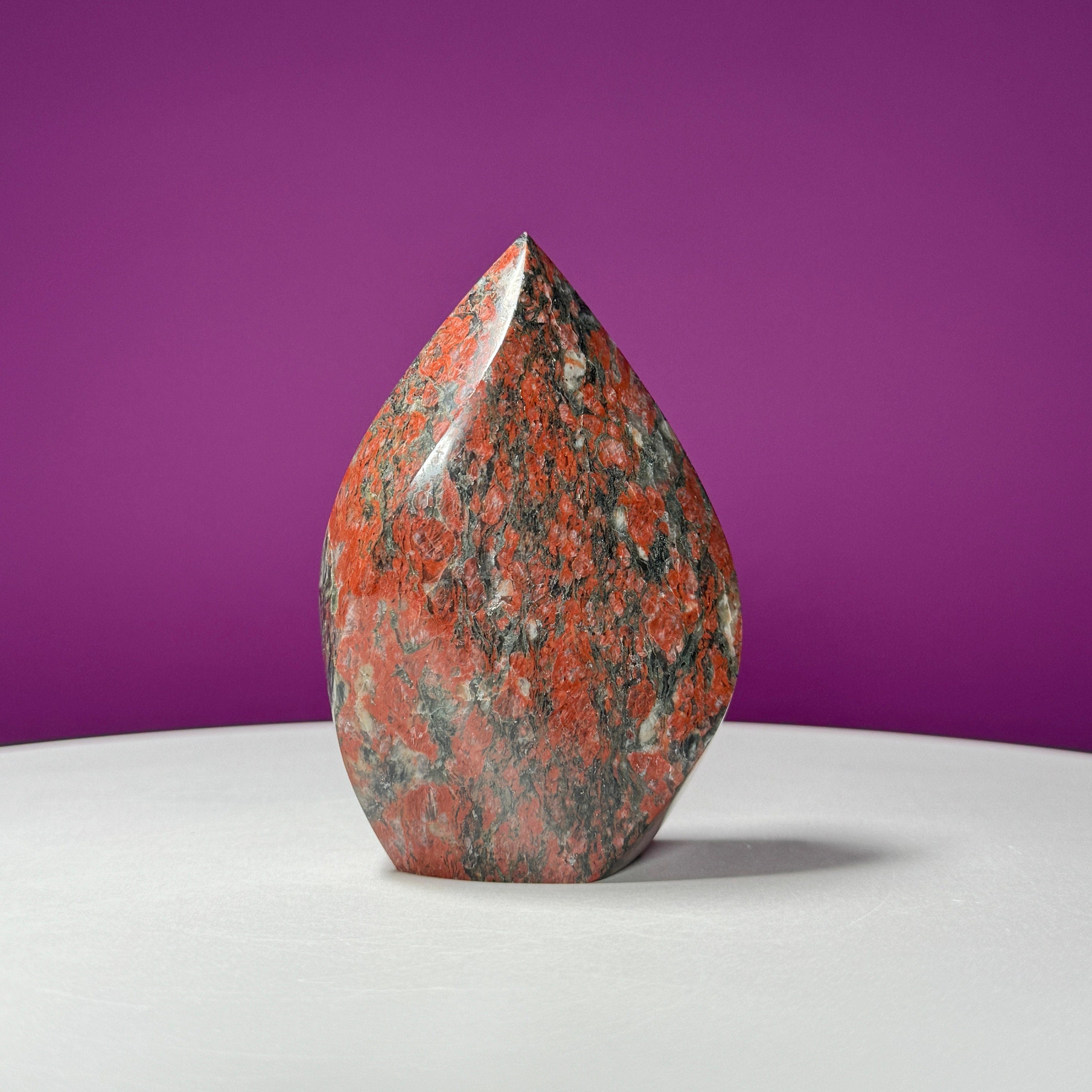 Red Coral Flame Carving (Brazil)