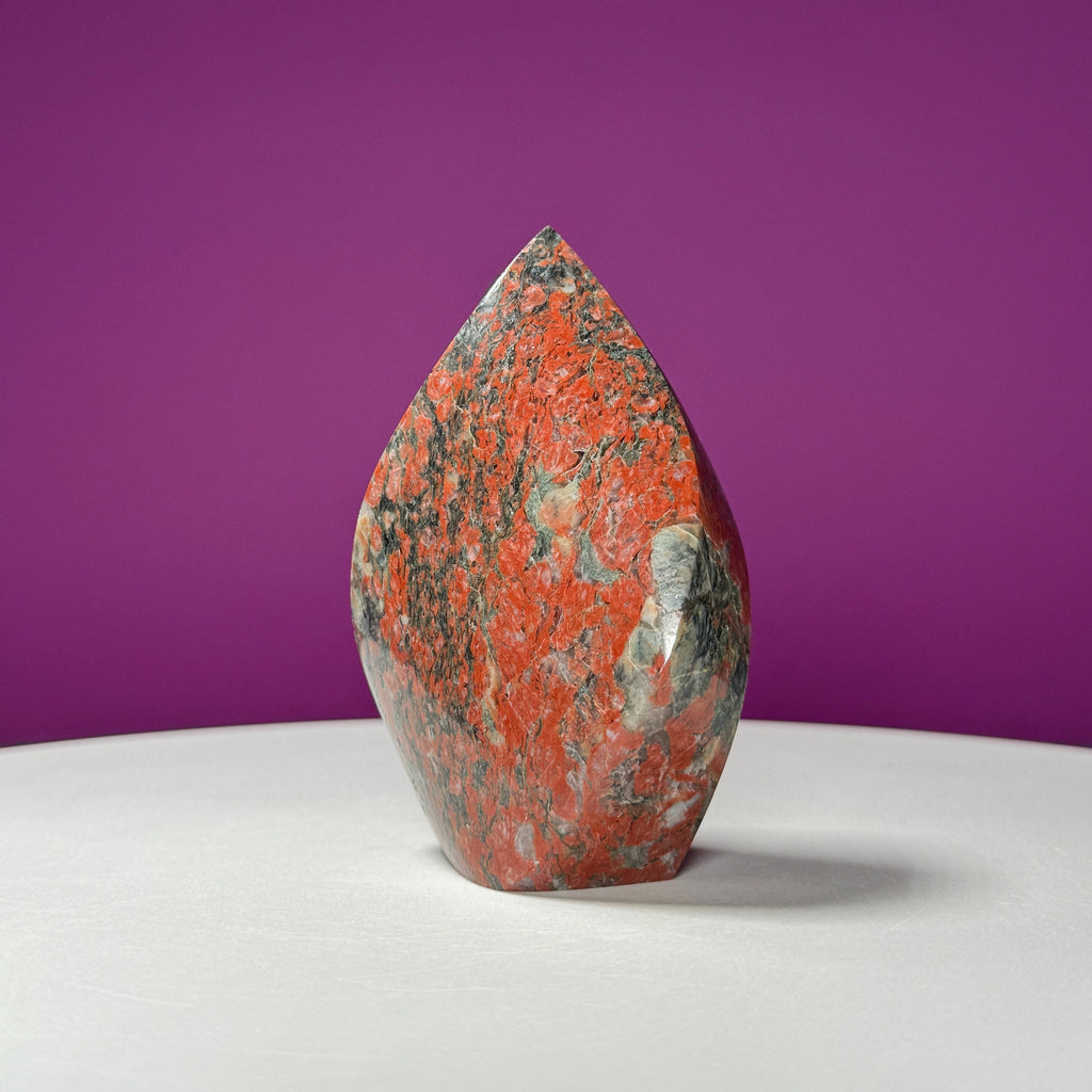 Red Coral Flame Carving (Brazil)
