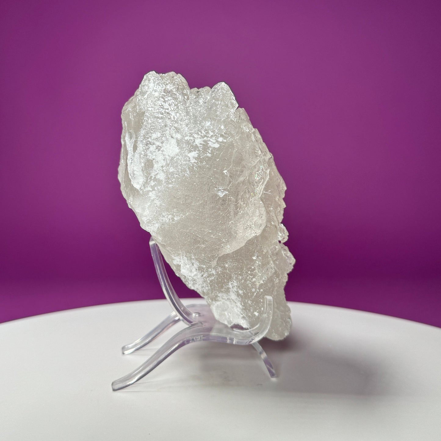 Himalayan Elestial Cathedral Quartz (Skardu, Pakistan) (Includes Acrylic Stand)