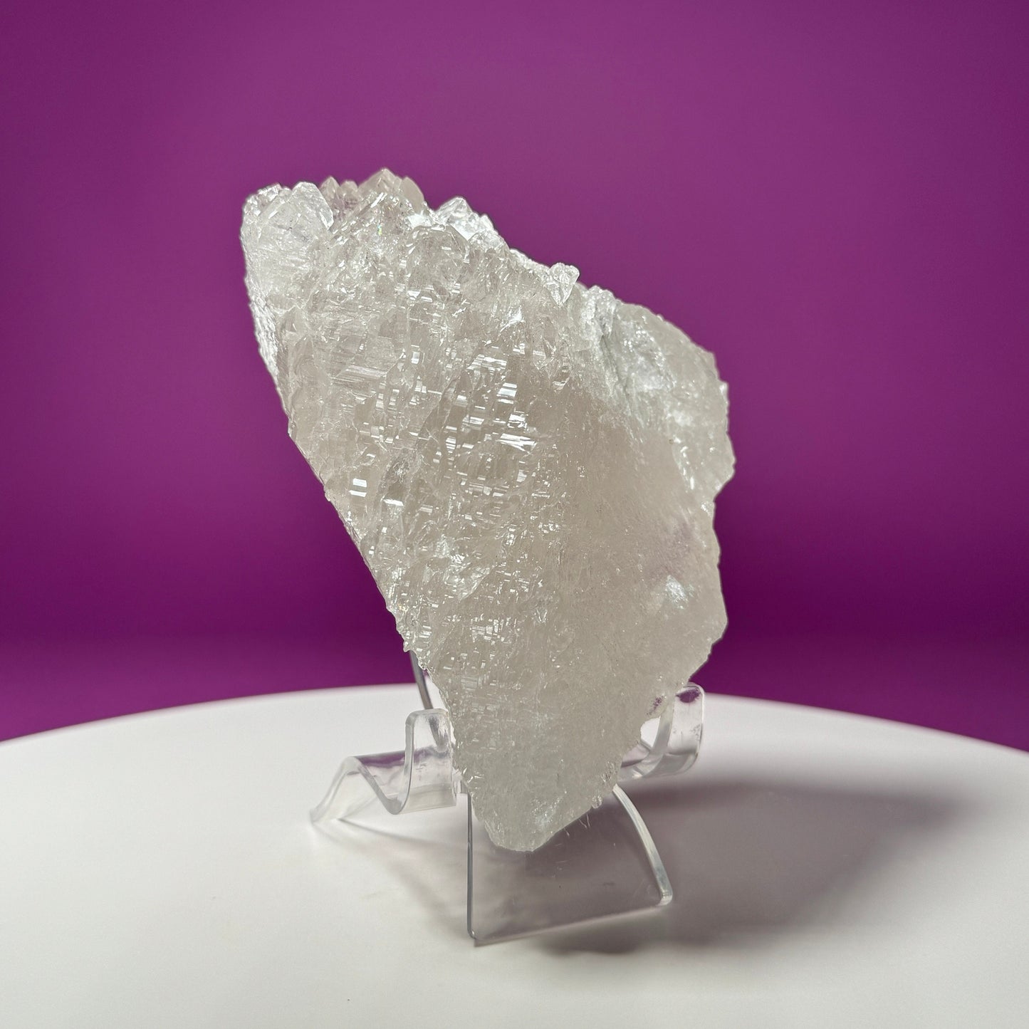 Himalayan Elestial Cathedral Quartz (Skardu, Pakistan) (Includes Acrylic Stand)