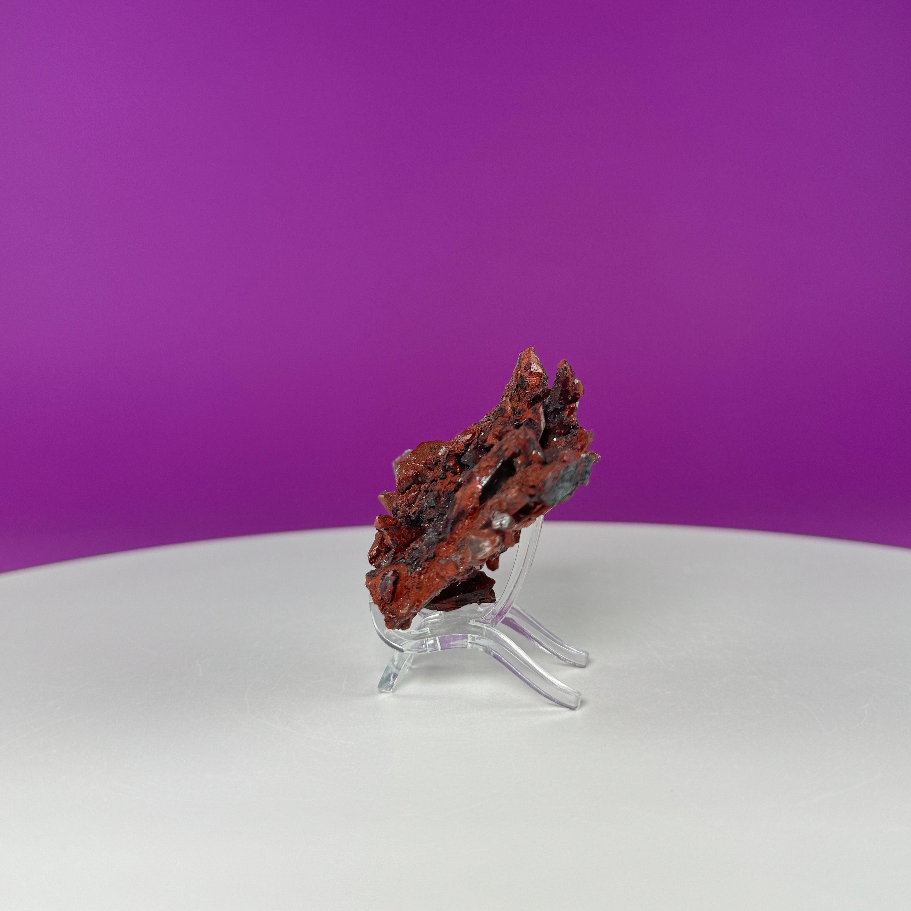 Fire Quartz Specimen (Includes Acrylic Stand)