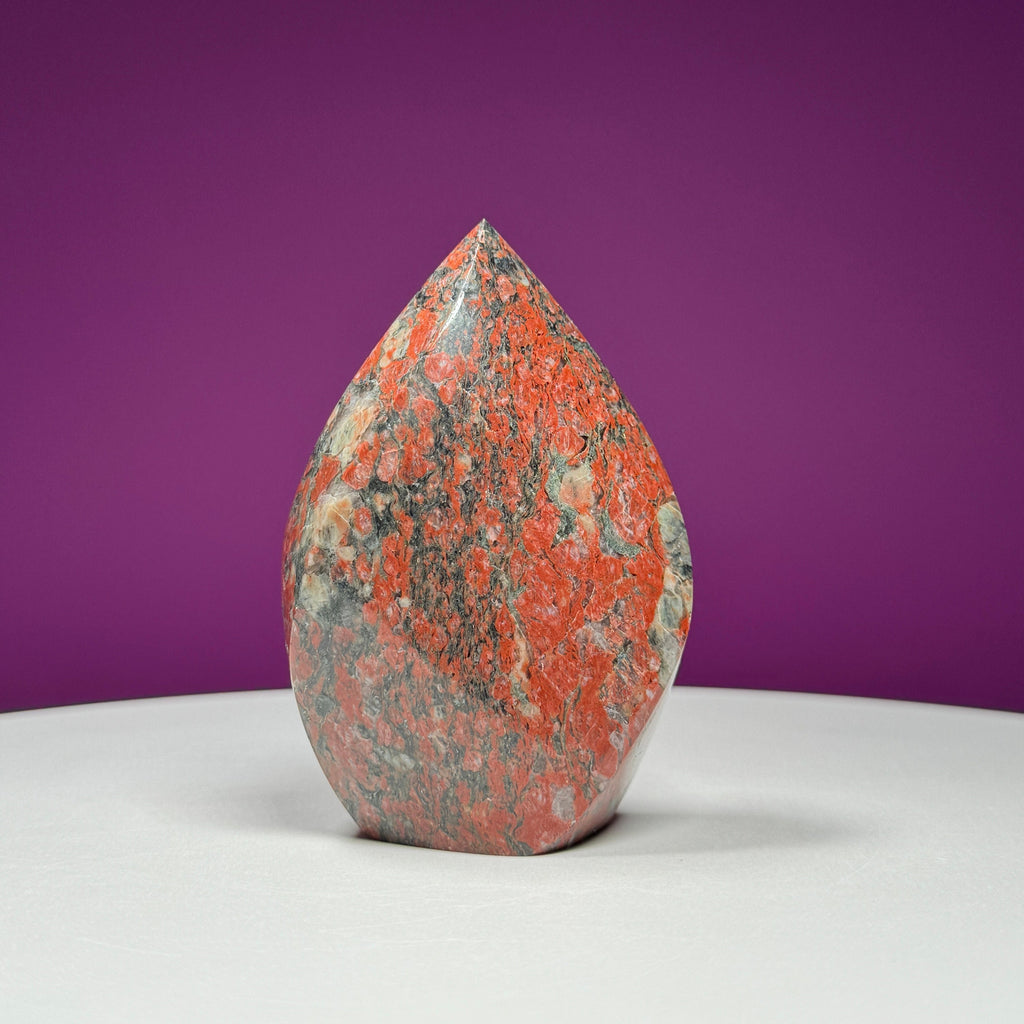 Red Coral Flame Carving (Brazil)