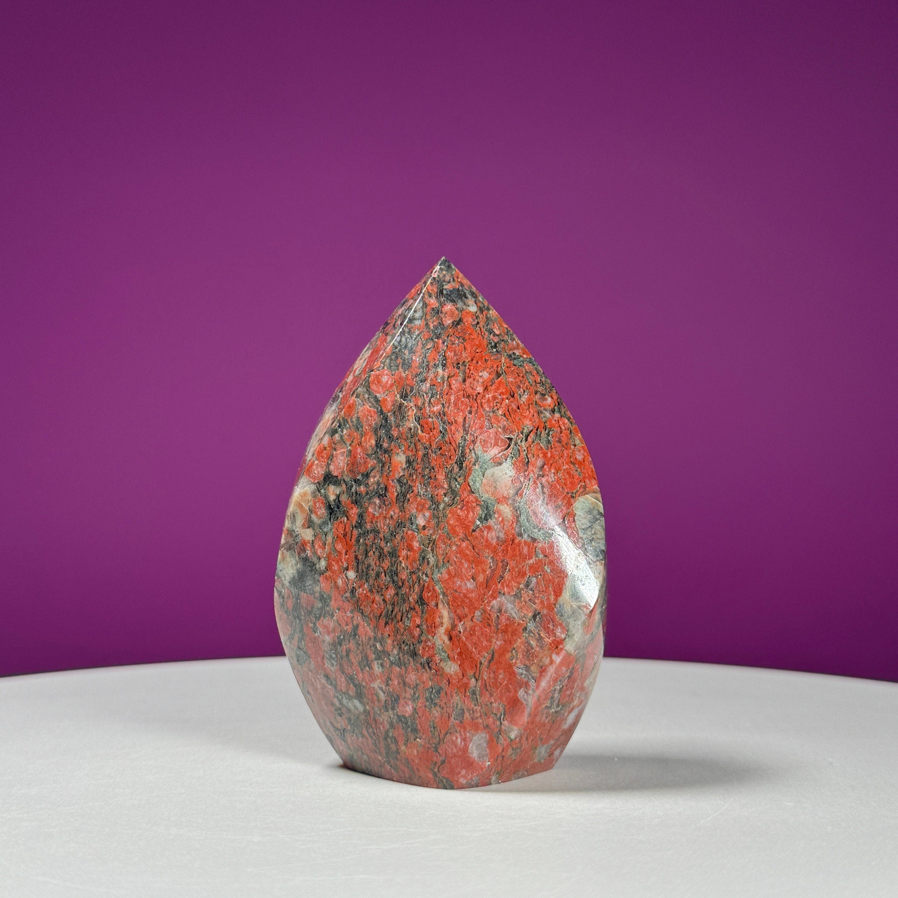 Red Coral Flame Carving (Brazil)