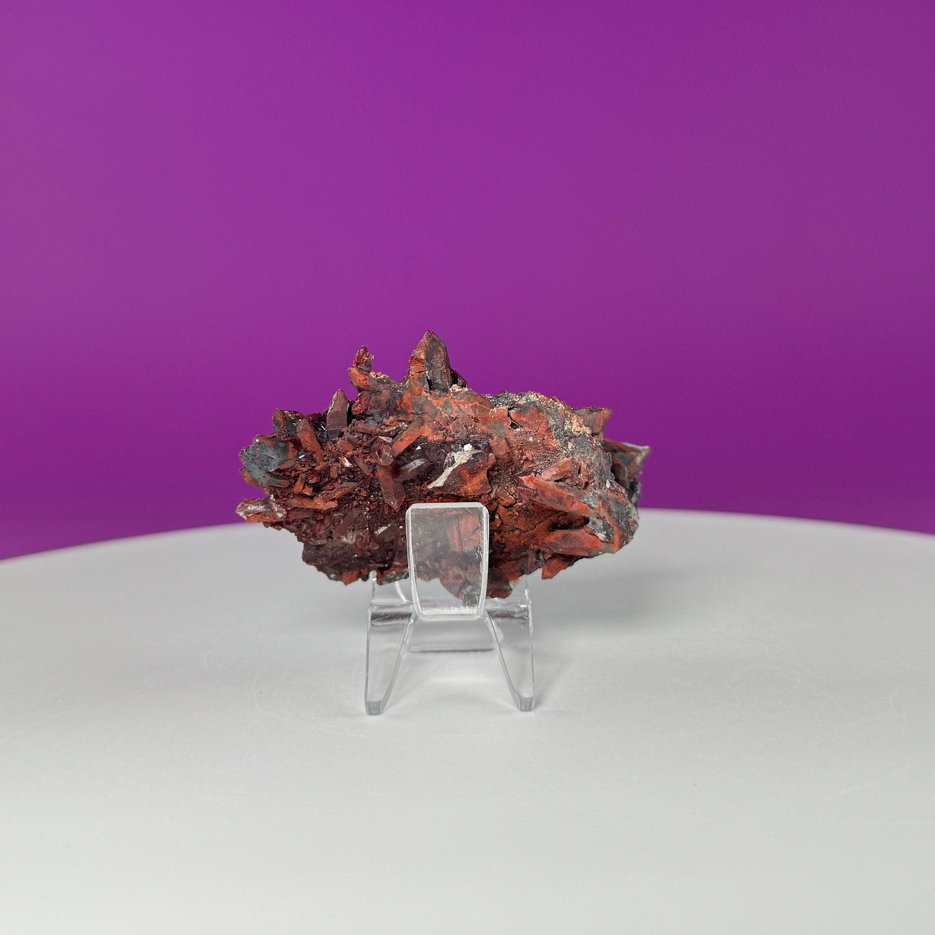 Fire Quartz Specimen (Includes Acrylic Stand)