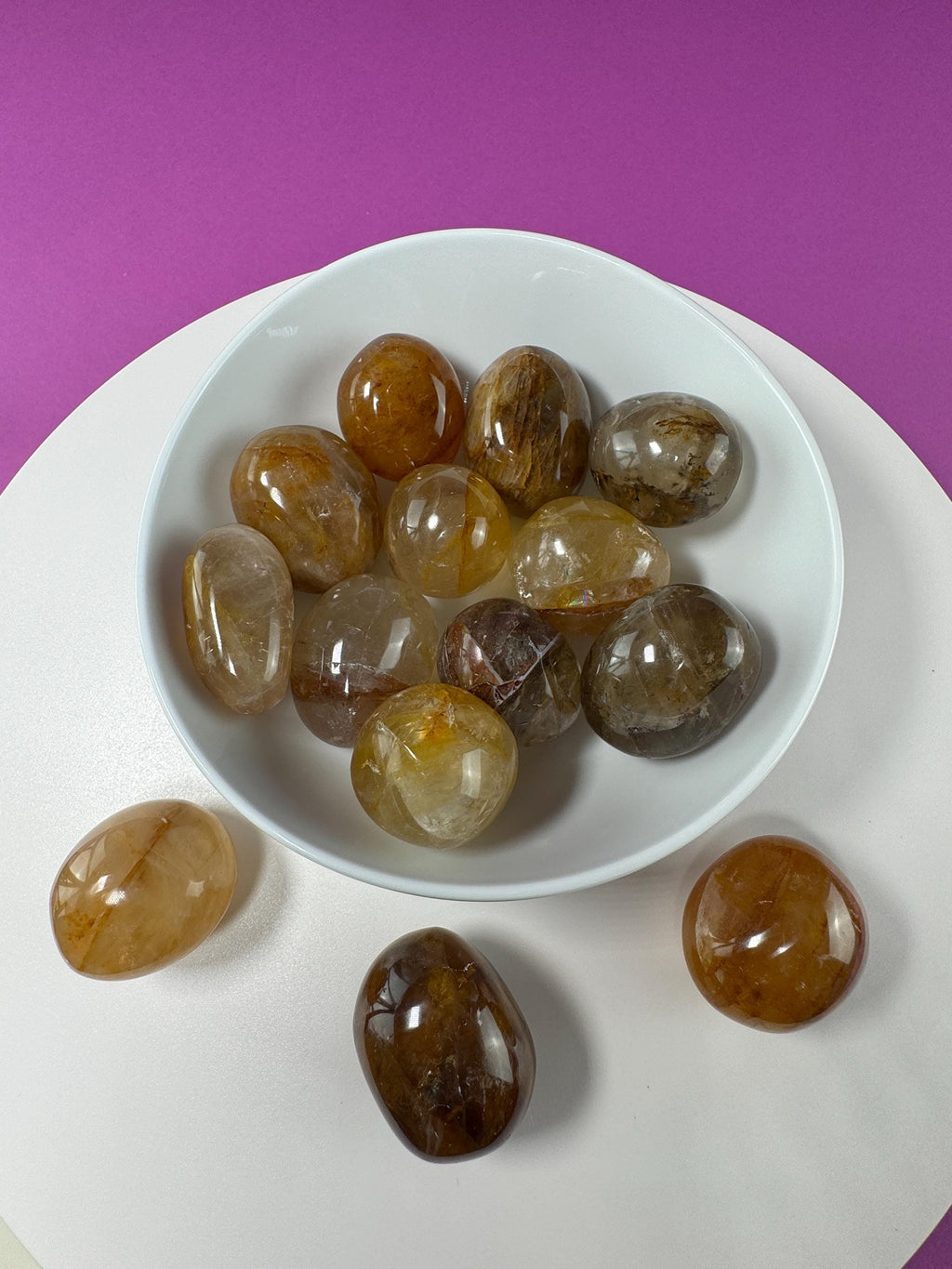 Golden Healer Palm Stones