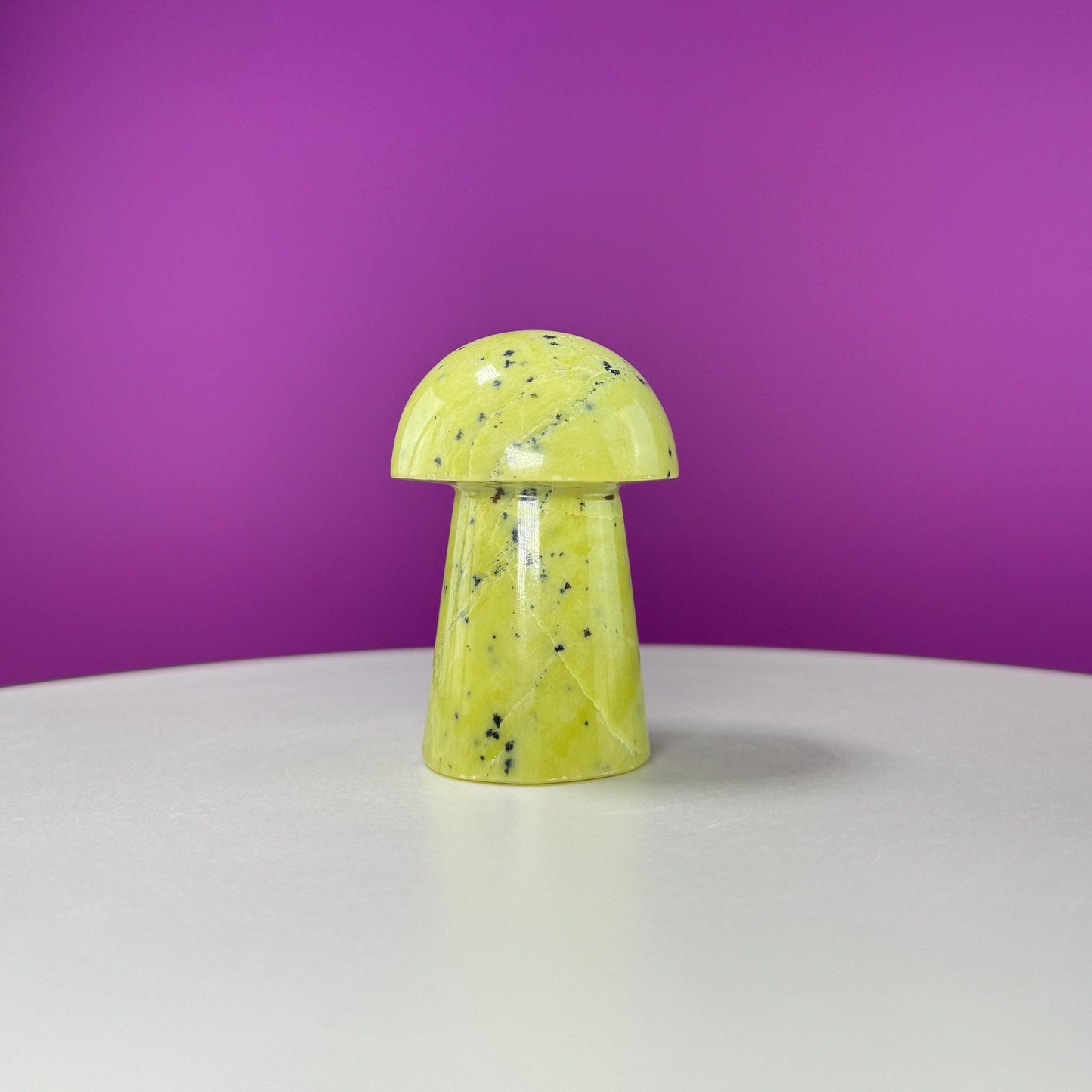 Serpentine Mushroom Carving