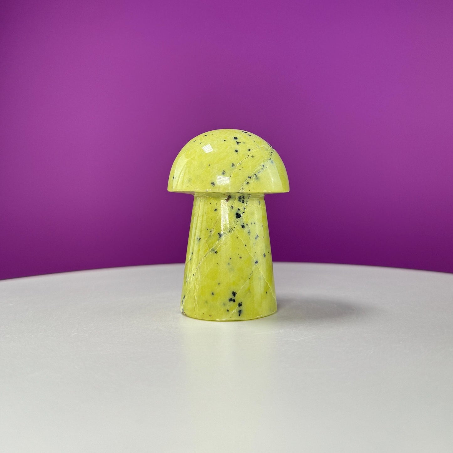 Serpentine Mushroom Carving
