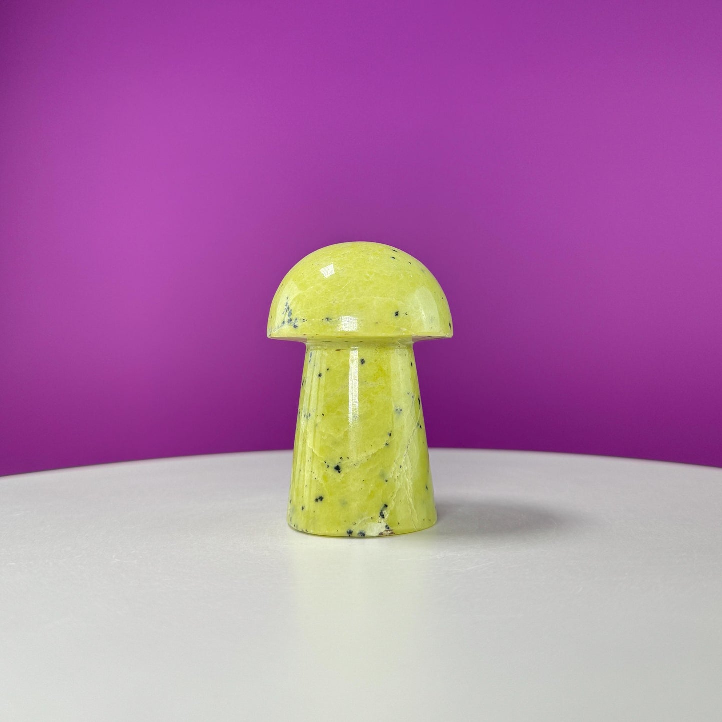 Serpentine Mushroom Carving