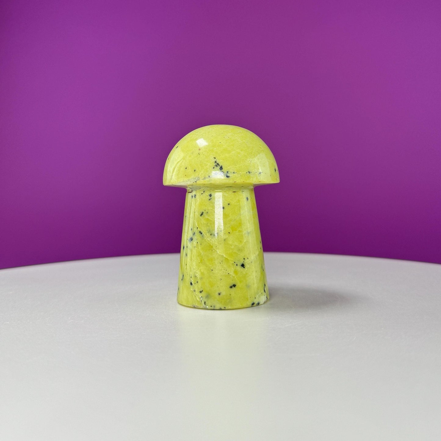 Serpentine Mushroom Carving