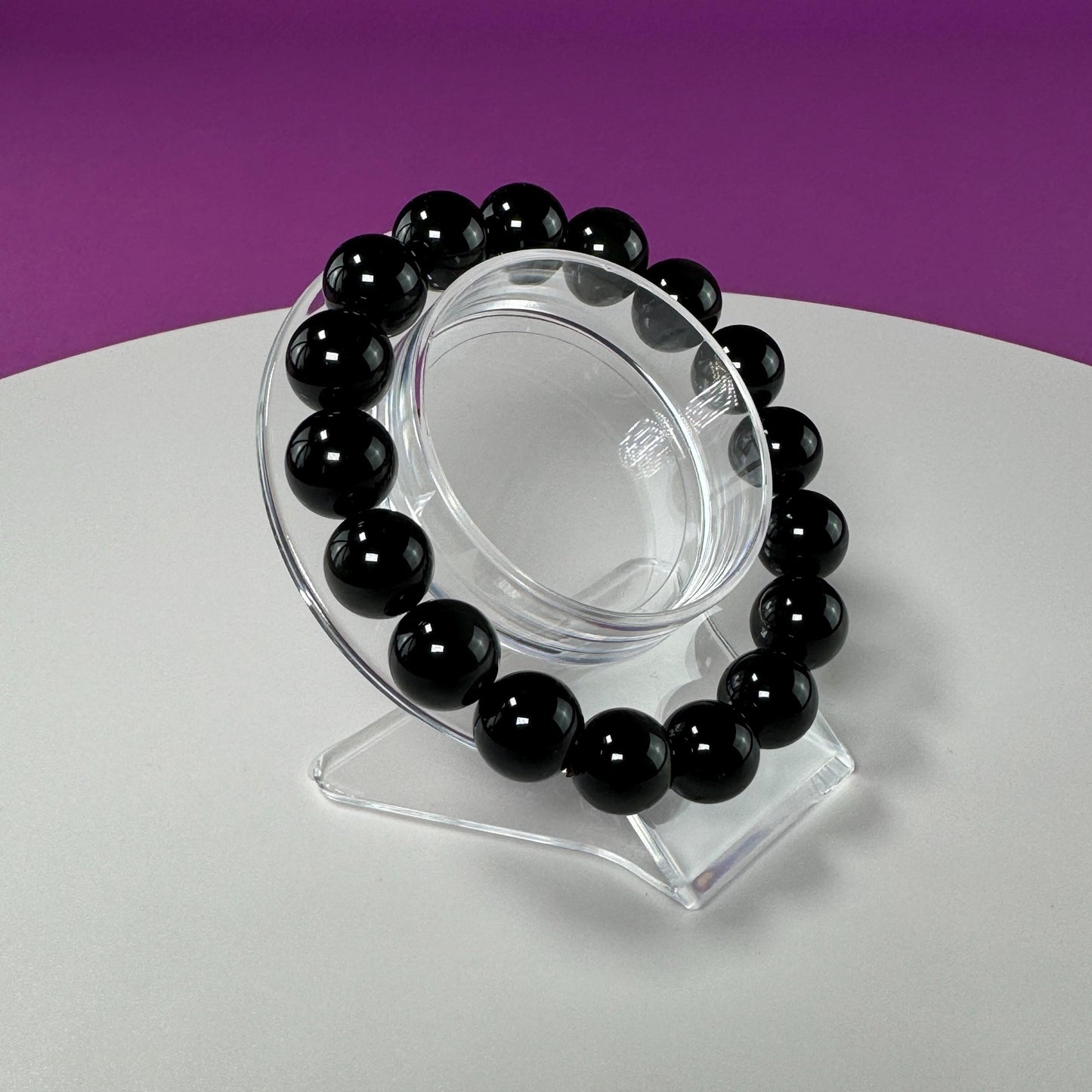 Rainbow Obsidian Bracelet-10 Millimeter Beads