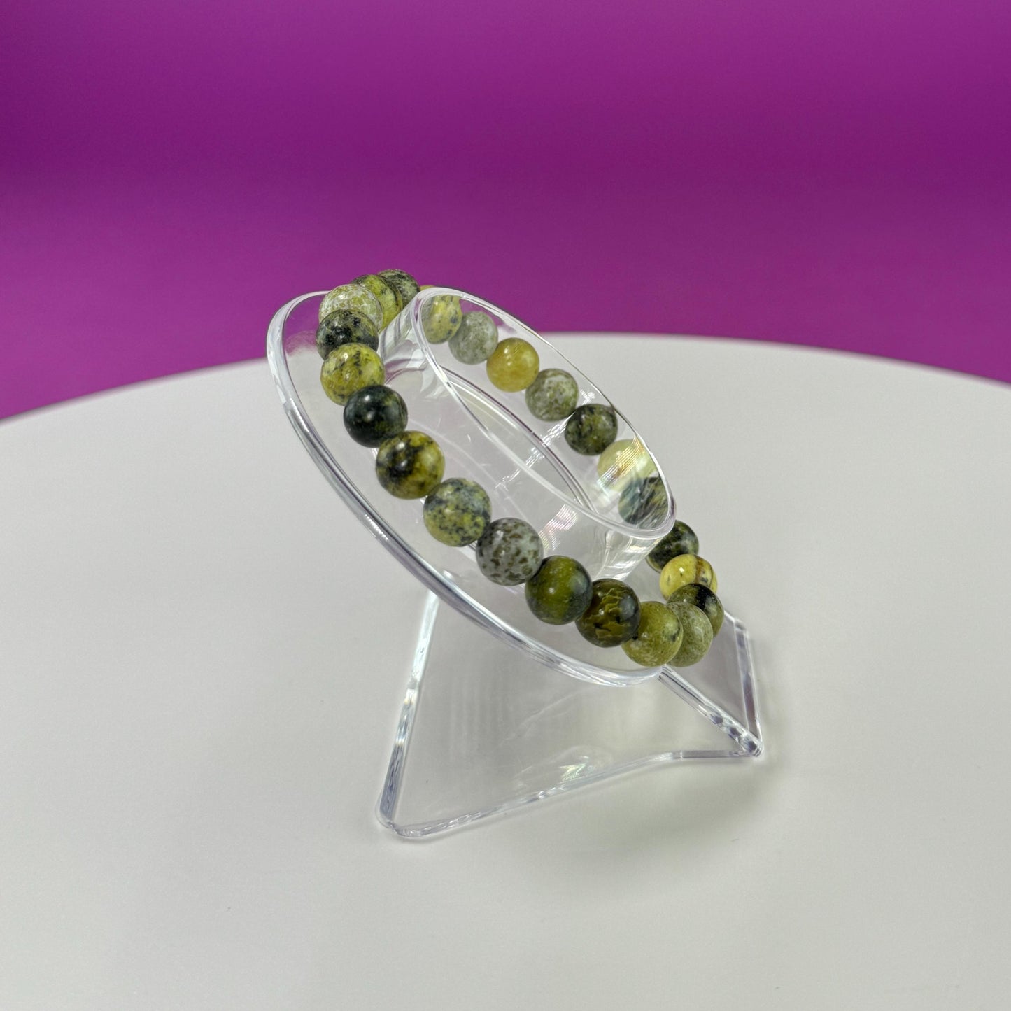 Serpentine Bracelet - 8 Millimeter Beads