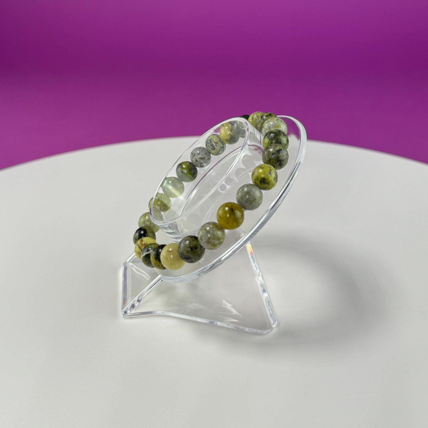 Serpentine Bracelet - 8 Millimeter Beads
