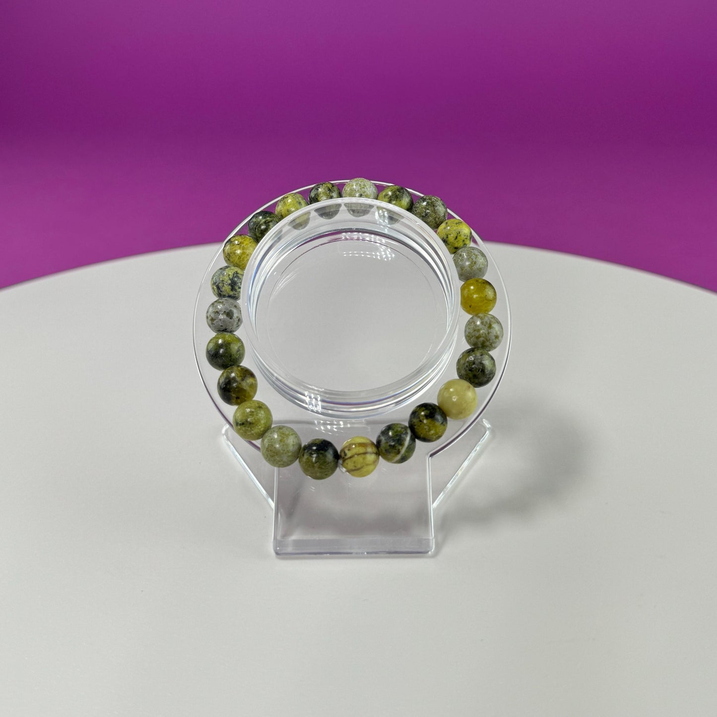 Serpentine Bracelet - 8 Millimeter Beads