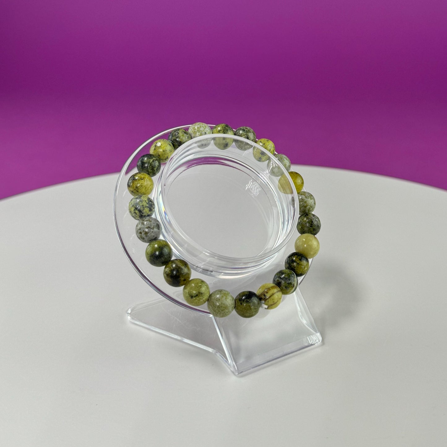Serpentine Bracelet - 8 Millimeter Beads