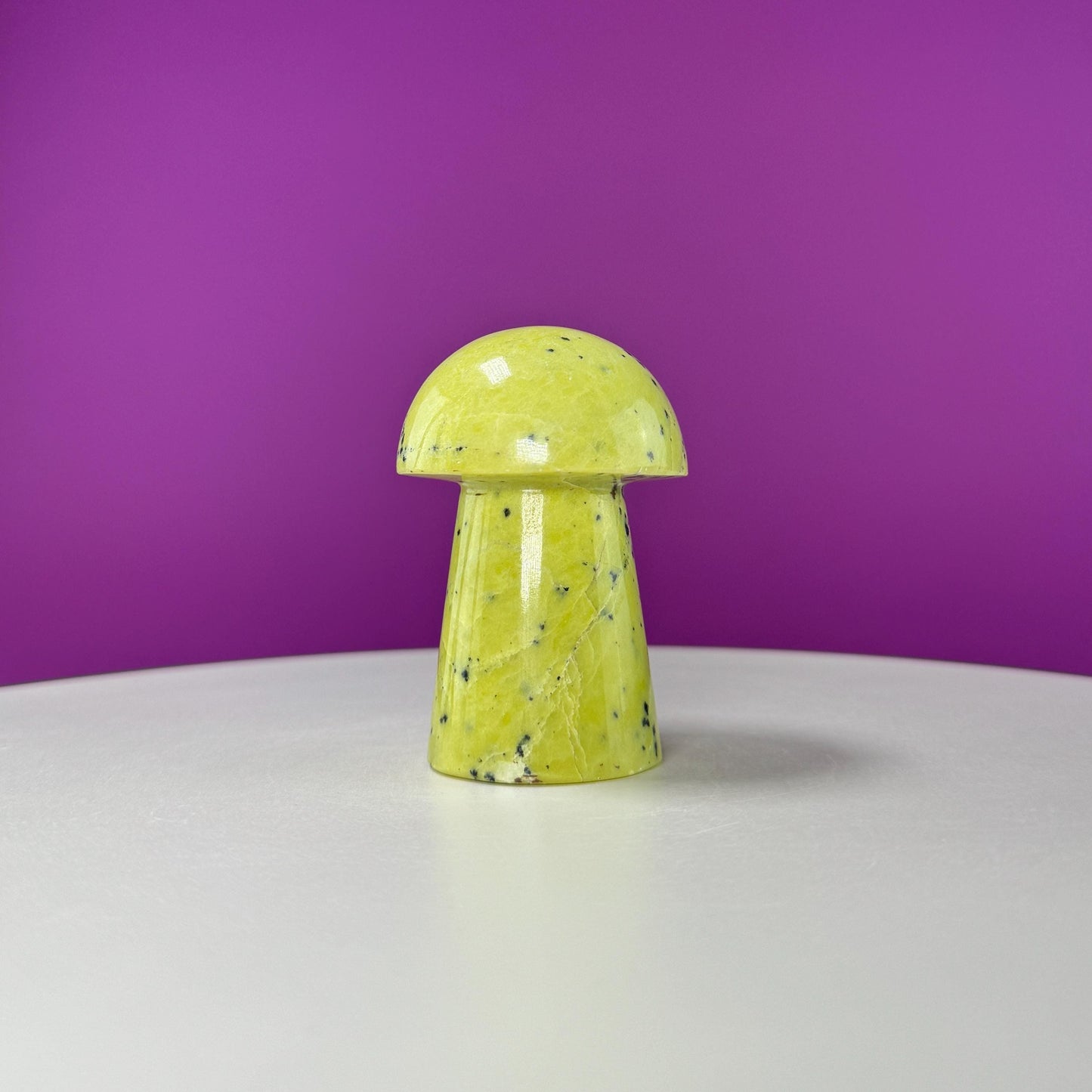 Serpentine Mushroom Carving